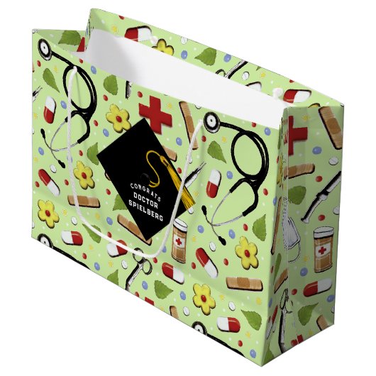 Doctor Medical School Afstuderen Groot Cadeauzakje (Voorkant Gekanteld)