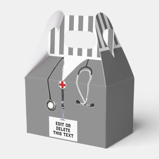 Doctor Medical School Afstuderen gunstbox Bedankdoosjes (Voorkant Zijde)