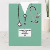 Doctor Medical School Afstuderen Kaart (Voorkant)