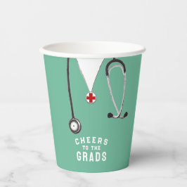 Doctor Medical School Afstuderen Papieren Bekers