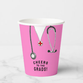 Doctor Medical School Afstuderen Papieren Bekers