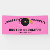 Doctor Medical School Afstuderen Spandoek (Horizontaal)