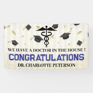 Doctor Medical School Afstuderen Spandoek