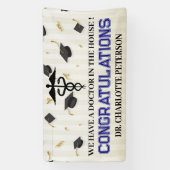 Doctor Medical School Afstuderen Spandoek (Verticaal)