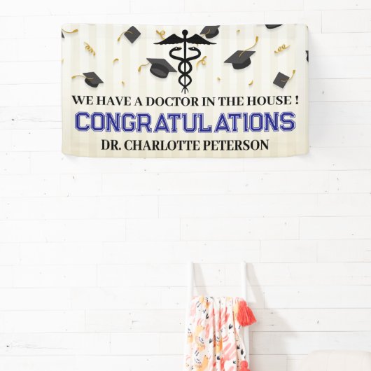 Doctor Medical School Afstuderen Spandoek (Insitu)