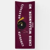Doctor Medical School Afstuderen Spandoek (Verticaal)
