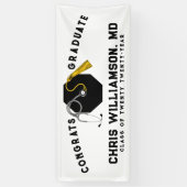Doctor Medical School Afstuderen Spandoek (Verticaal)