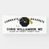 Doctor Medical School Afstuderen Spandoek (Horizontaal)