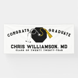 Doctor Medical School Afstuderen Spandoek