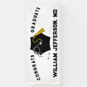 Doctor Medical School Afstuderen Spandoek (Verticaal)
