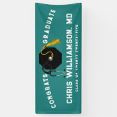 Doctor Medical School Afstuderen Spandoek (Verticaal)