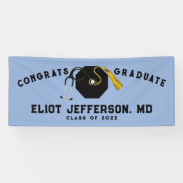 Doctor Medical School Afstuderen Spandoek