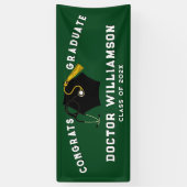 Doctor Medical School Afstuderen Spandoek (Verticaal)