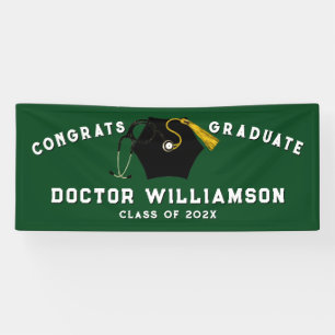 Doctor Medical School Afstuderen Spandoek