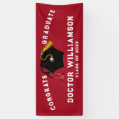 Doctor Medical School Afstuderen Spandoek (Verticaal)