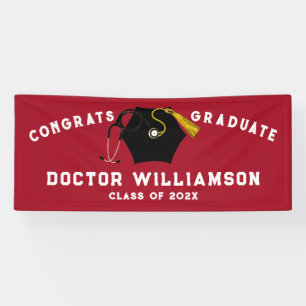 Doctor Medical School Afstuderen Spandoek