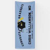 Doctor Medical School Afstuderen Spandoek (Verticaal)