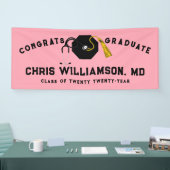 Doctor Medical School Afstuderen Spandoek (Beurs)