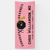 Doctor Medical School Afstuderen Spandoek (Verticaal)