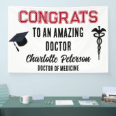 Doctor Medical School Congrats Afstuderen Spandoek (Beurs)