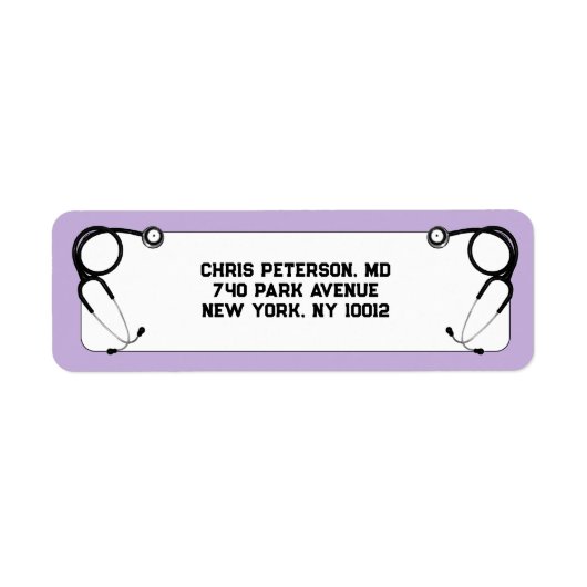 Doctor Medical School Etiket (Voorkant)