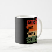 Doctor Medicine Doc - Miss Mrs Dr. Medical Do Koffiemok (Voorkant rechts)