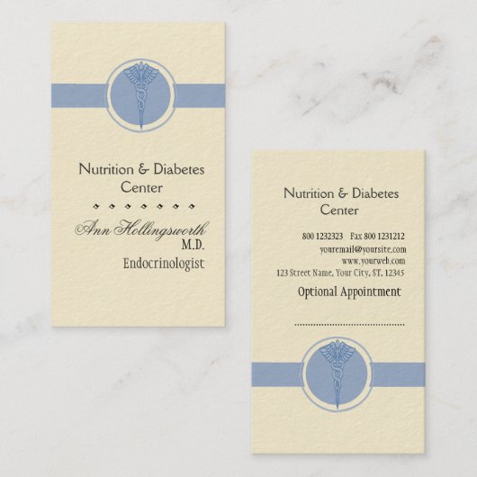 Doctor Medische gezondheidszorg Afsprakenkaartje (Voorkant / Achterkant)