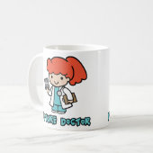 Doctor (meisje) koffiemok (Voorkant links)