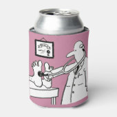 Doctor met Stethoscoop controlefunctie Blikjeskoeler (Blikje Voorkant)