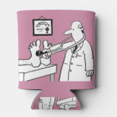 Doctor met Stethoscoop controlefunctie Blikjeskoeler (Achterkant)