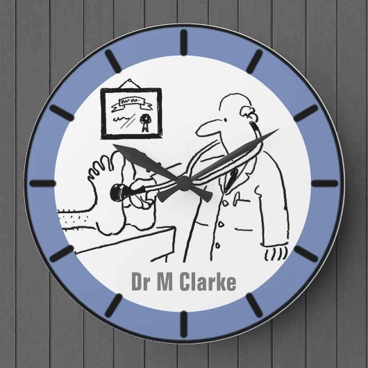 Doctor met Stethoscoop controlefunctie Grote Klok