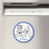 Doctor met Stethoscoop controlefunctie Magneet (Insitu (Vaatwasser))