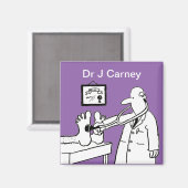 Doctor met Stethoscoop controlefunctie Magneet (Voorkant / Achterkant)