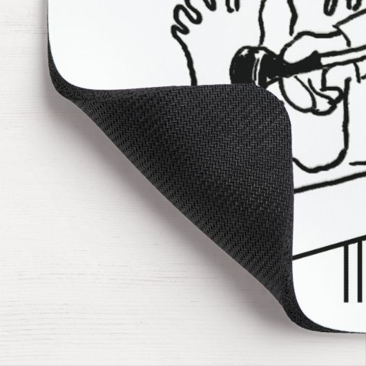 Doctor met Stethoscoop controlefunctie Muismat (Hoek)