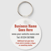 Doctor met Stethoscoop controlefunctie Sleutelhanger (Achterkant)