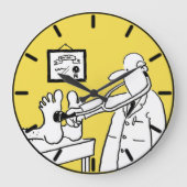 Doctor met Stethoscoop Grote Klok (Voorkant)