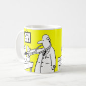 Doctor met Stethoscoop Koffiemok (Voorkant links)