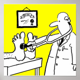 Doctor met Stethoscoop Poster