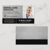 Doctor met Stethoscoop | sjabloon QR-code Visitekaartje (Voorkant / Achterkant)