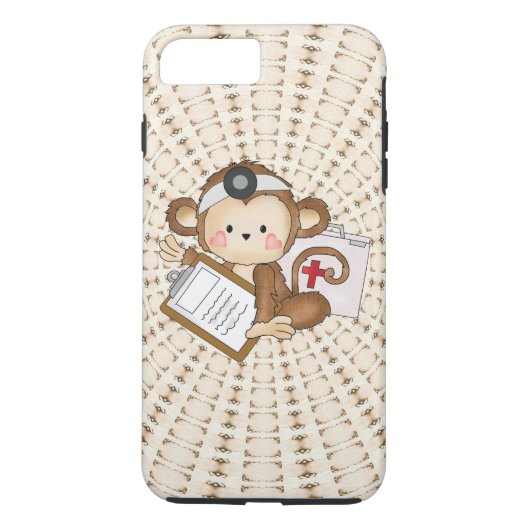 Doctor Monkey iPhone 7 plus zwaar hoesje (Achterkant)
