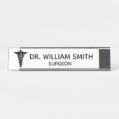 Doctor Name Bord Bureau Naambordje (Voorkant)