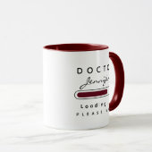 DOCTOR [Name] Loading Brown & White Mok (Voorkant rechts)