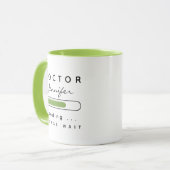 DOCTOR [Name] Loading Green & White Mok (Voorkant links)