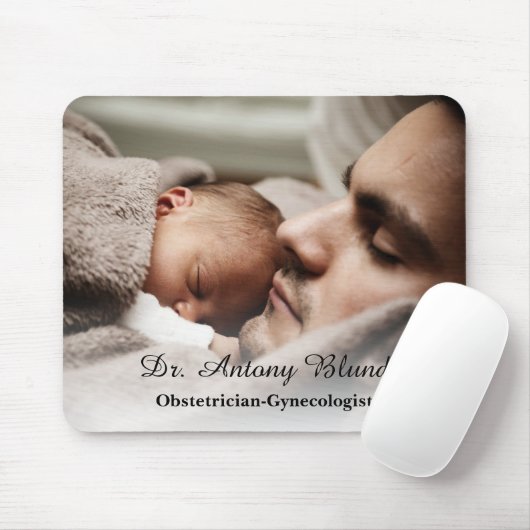 Doctor Newborn Familie Foto Keepomwille Muismat (Met muis)