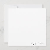 Doctor Note Kaart w Little Miss Sweet Pea (Achterkant)