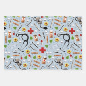 Doctor Nurse Gift Wrapping Paper Sheets (Voorkant 2)