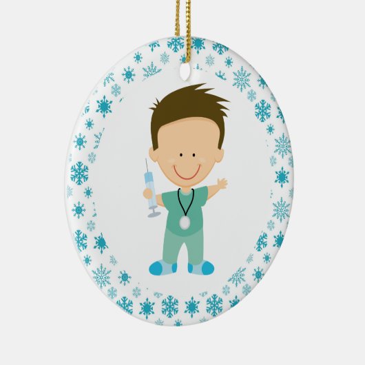 Doctor Nurse Intern Funny Medical Ornament Gift (Rechts)