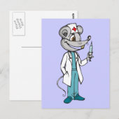 Doctor Nurse Mouse Briefkaart (Voorkant / Achterkant)