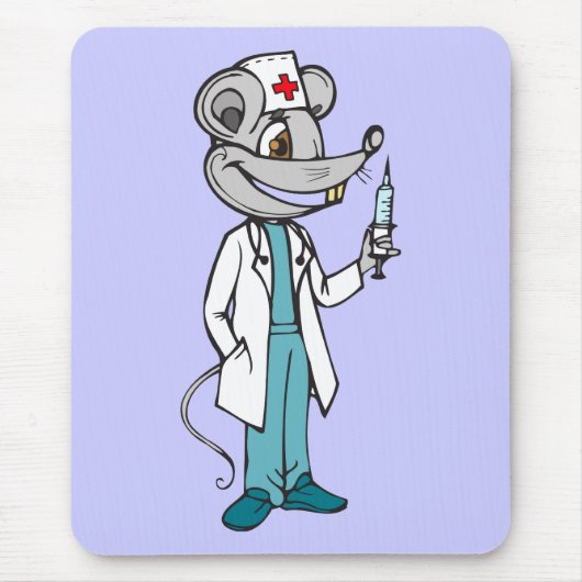 Doctor Nurse Mouse Muismat (Voorkant)