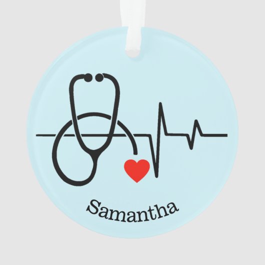 Doctor Nurse PA Healthcare Worker Ornament (achterkant)